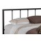 Baxton Studio Amy Vintage Industrial Black Finished Metal Queen Size Platform Bed 119-10576 - alternate 2